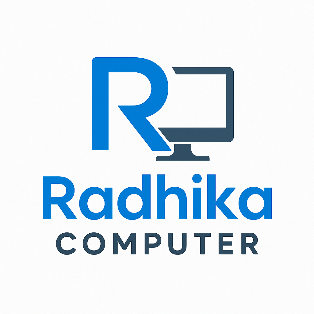 Radhika Computers logo