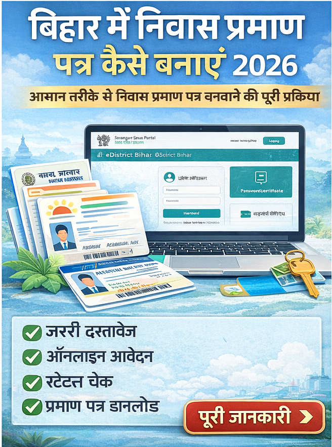 बिहार में आय प्रमाण पत्र कैसे बनाएं 2026